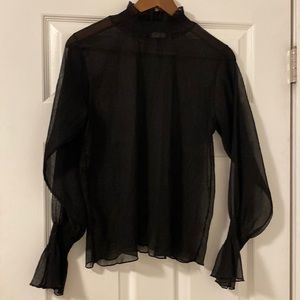 Oak and fort sheer blouse